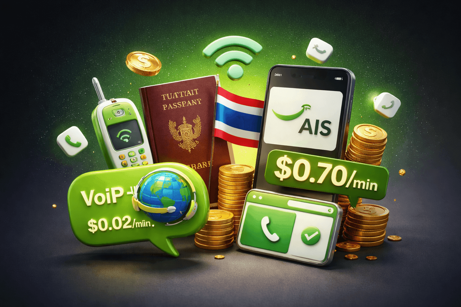 Cheap International Calls from Thailand: AIS vs VoIP vs Browser