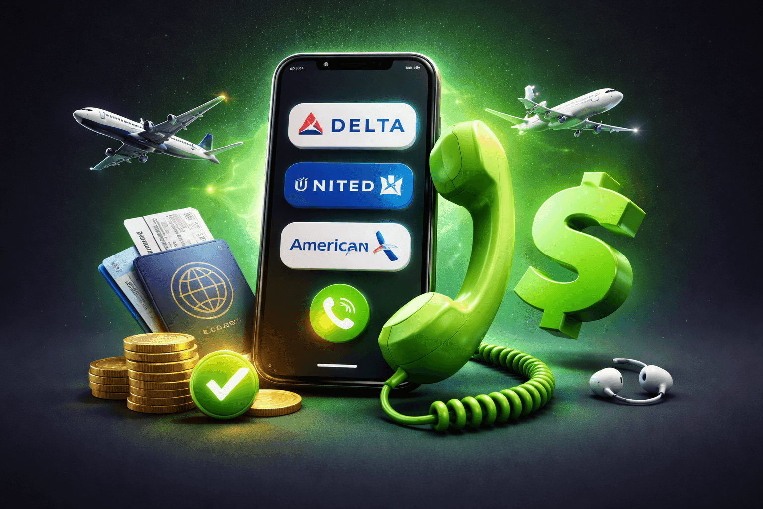 How to Call Delta, United, and American Airlines from Abroad Without Roaming