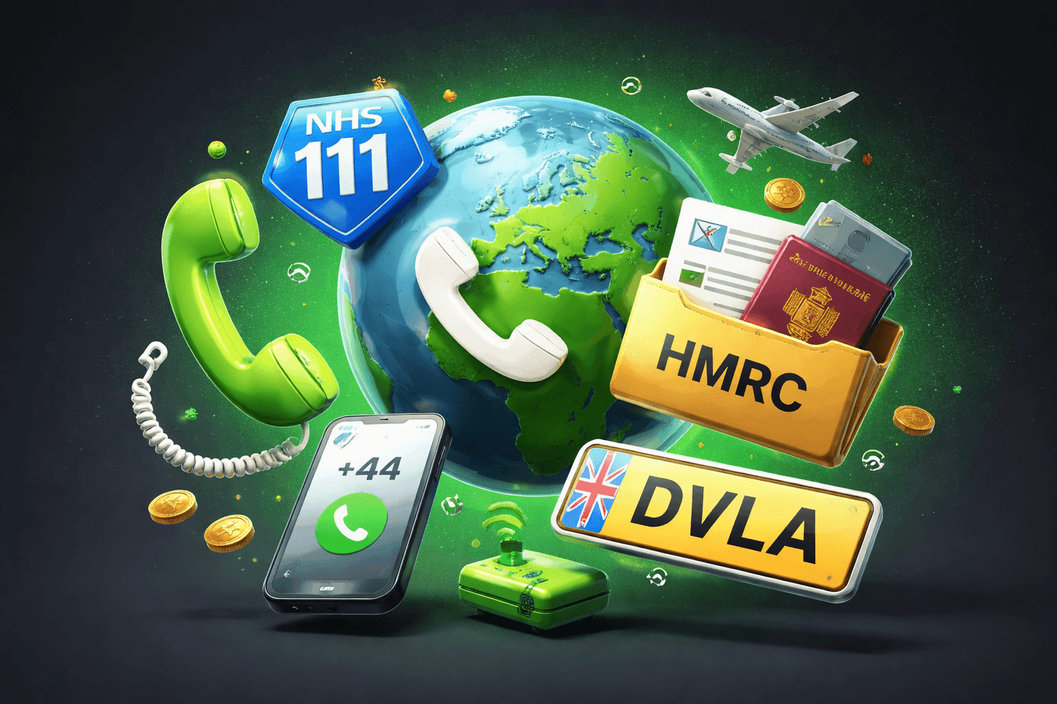 How to Call NHS, HMRC, or Any UK Government Line from Abroad