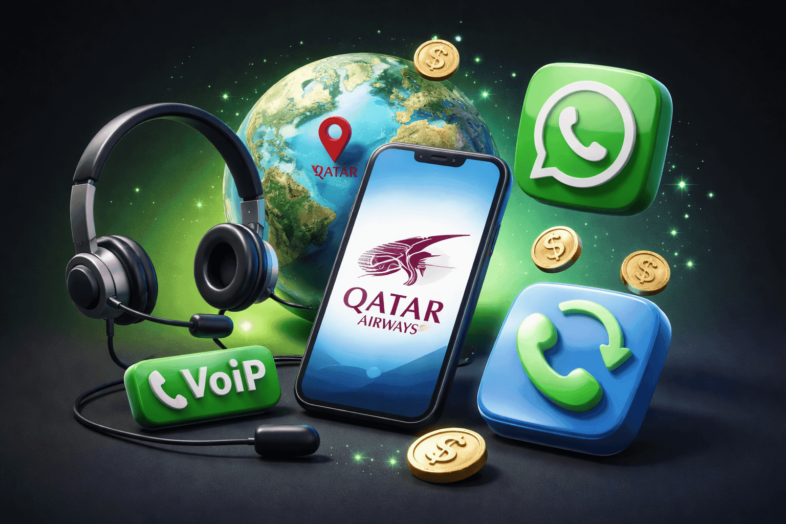 How to Call Qatar Airways from Abroad Without Roaming Fees