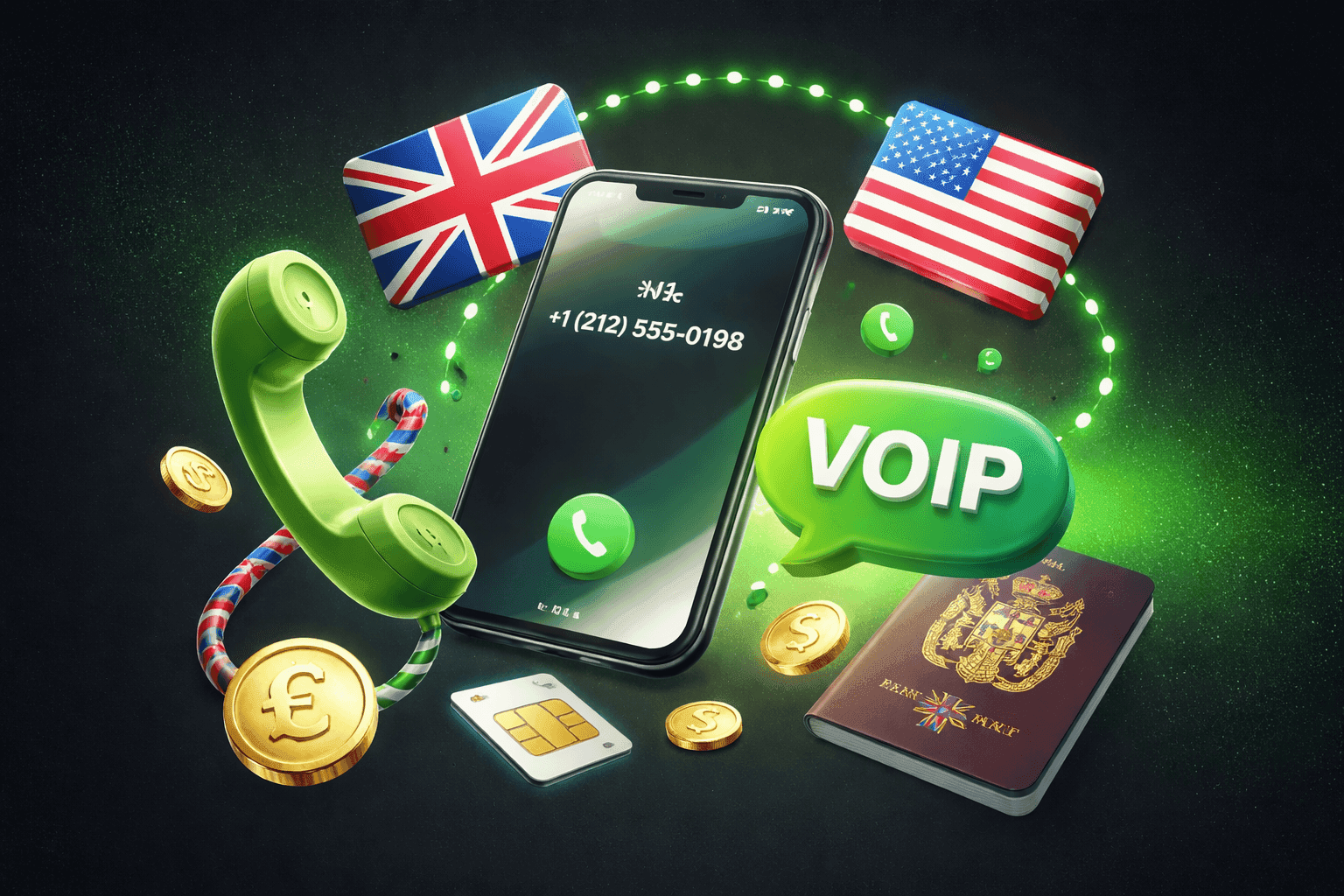 Call the USA from the UK for $0.02/min — No App Needed