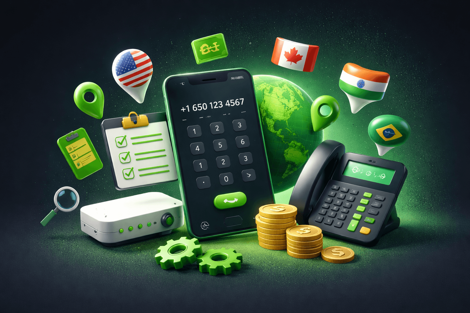 How to Set Up a Virtual Business Phone Number Worldwide